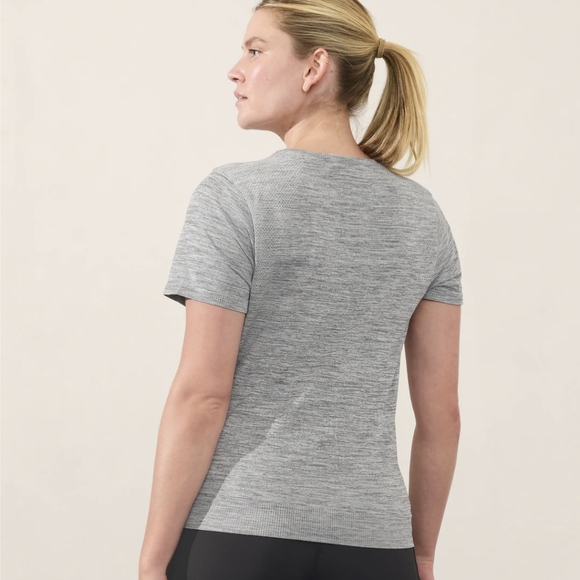 Athleta Gray Short Sleeve Tee - Picture 8 of 8